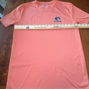 Costa Salmon Short Sleeve Tee Men's Medium